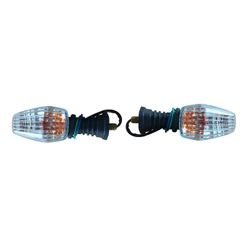Par de Pisca Seta Cristal Suzuki Yes 125 GS 120 500 GSR 125 150 Haojue DK 150