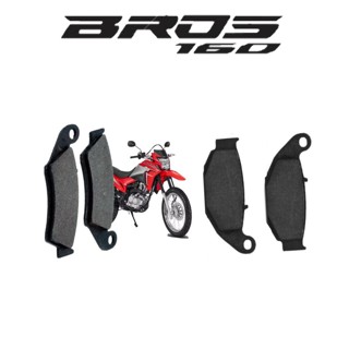 Kit Pastilhas de Freio Dianteiro e Traseiro Nxr 160 Bros Com ou Sem Cbs