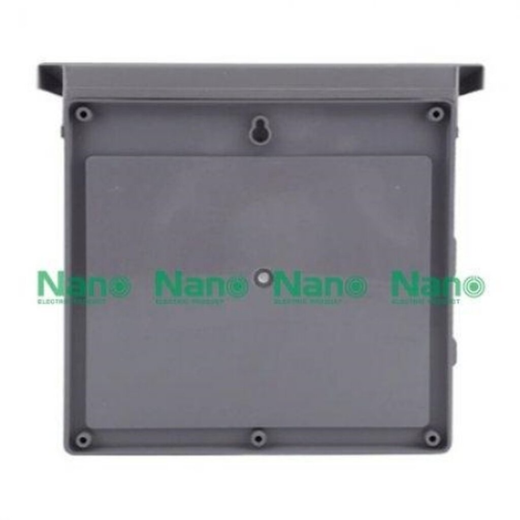 รูปสินค้า NANO Electric® NANO-102G ตู้กันน้ำพลาสติก มีหลังคา ฝาทึบ ขนาด 11.50x13x6 นิ้ว (290 x 328 x 160 mm) สีเทา