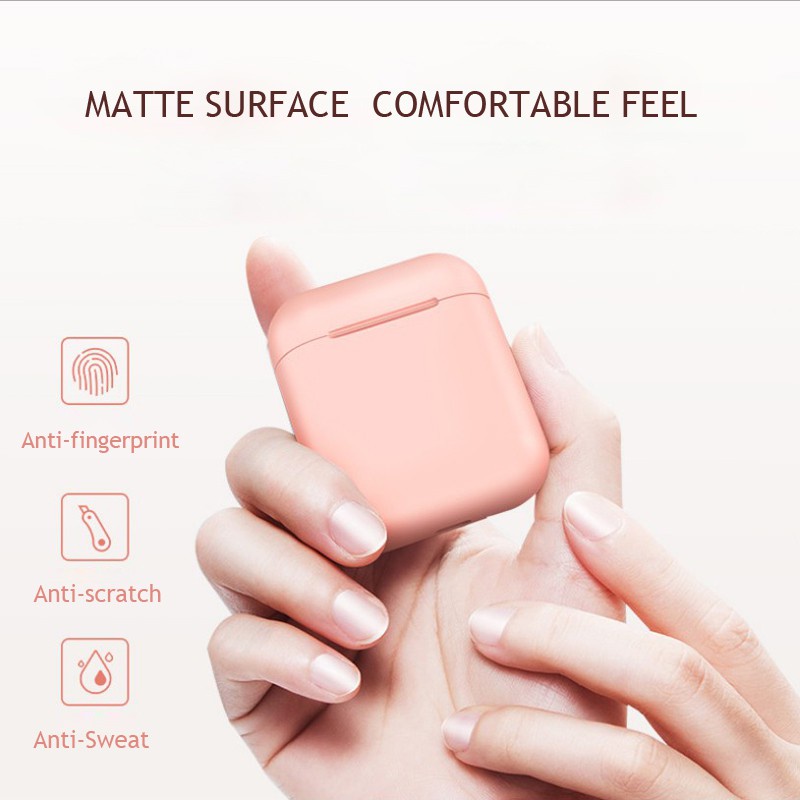 TWS Bluetooth 5.3 Fones De Ouvido Hi-Fi Estéreo No Para Esporte i12 Controle Toque Earbud Com Microfone - detalhe