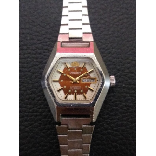 Relógio Orient feminino automático 21 jewels.