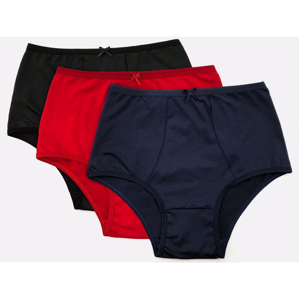 Kit 3 Calçolas Femininas Confortáveis em Microfibra | Cintura Alta, Macia e Durável para o Dia a Dia em Oferta na Shopee