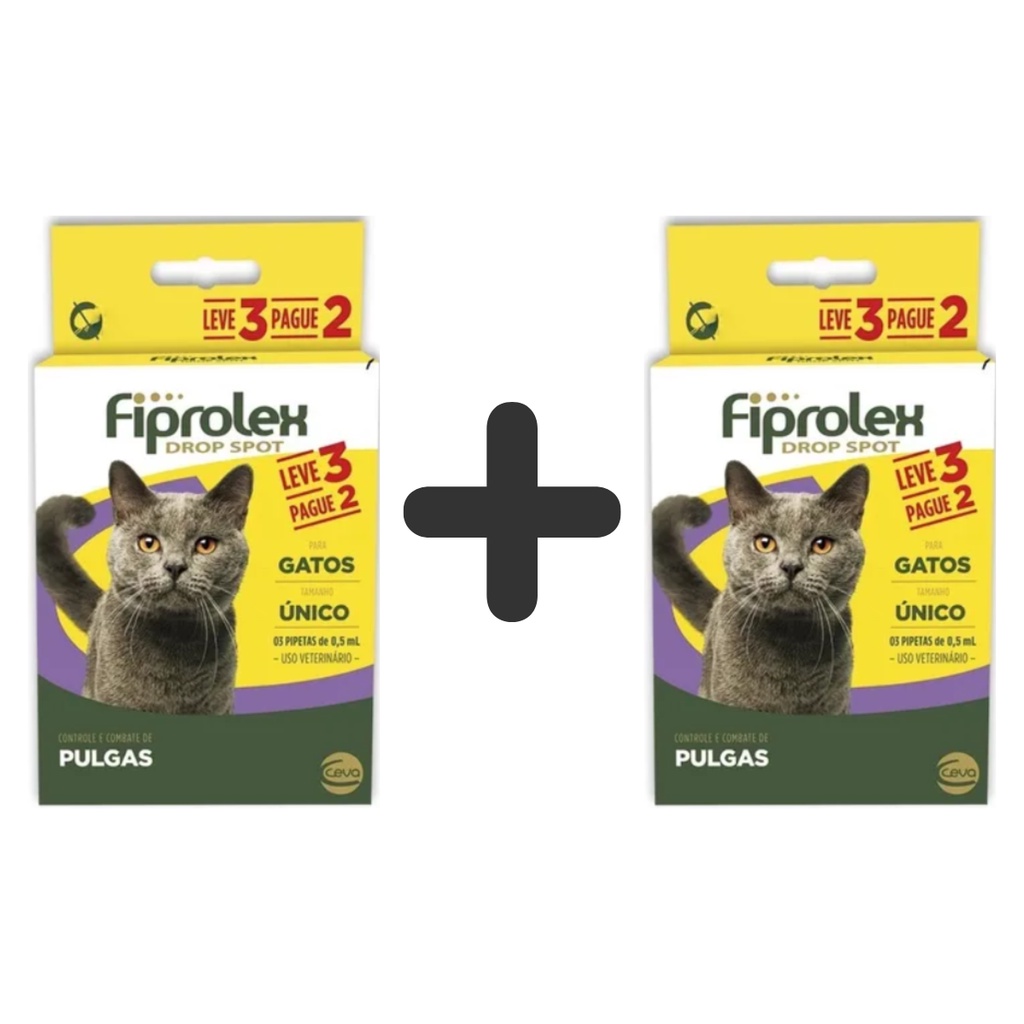 Fiprolex 2 Drop Spot Gatos 3 Pipetas Antipulgas Leve 3 pg 2 - Pets