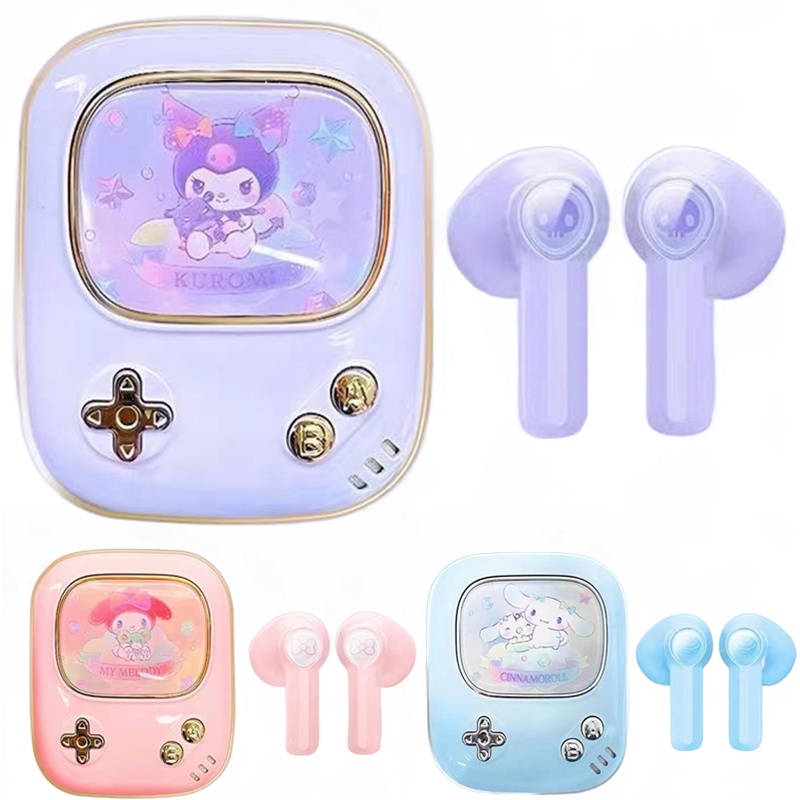 Miniso Sanrio Disney Rosa Mini Fones Fone De Ouvido Ouvidos Sem Fio