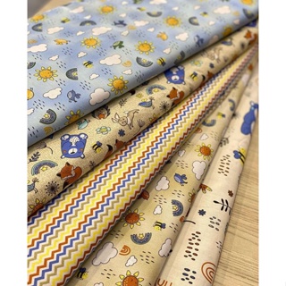 Tecido Tricoline 100% Algodão 0,50mt x 1,50mt Estampa Infantil em Oferta na Shopee