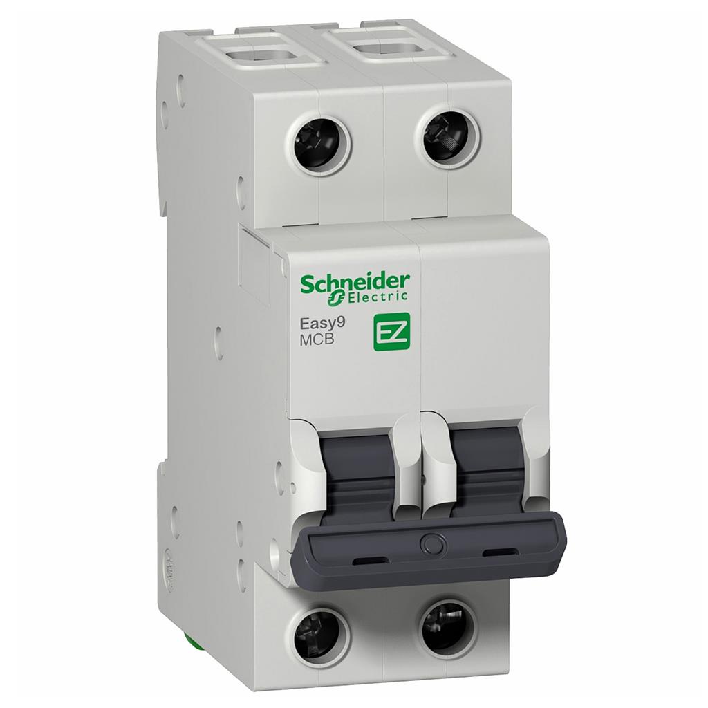 Disjuntor Easy9 Termomagnetico Bipolar 50A Curva B Schneider