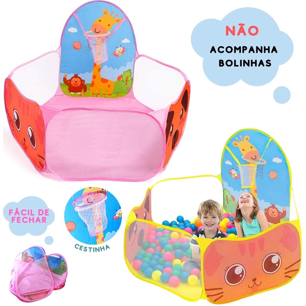 Piscina de Bolinhas Infantil menina ou menino Grande Com Inmetro Pronta Entrega