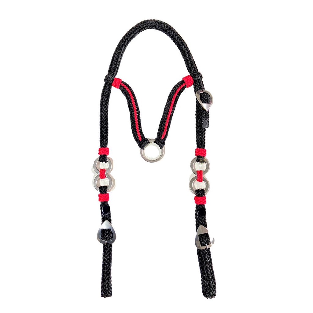 Cabeçada de Cordinha Trançada Argolas Inox em Oferta na Shopee