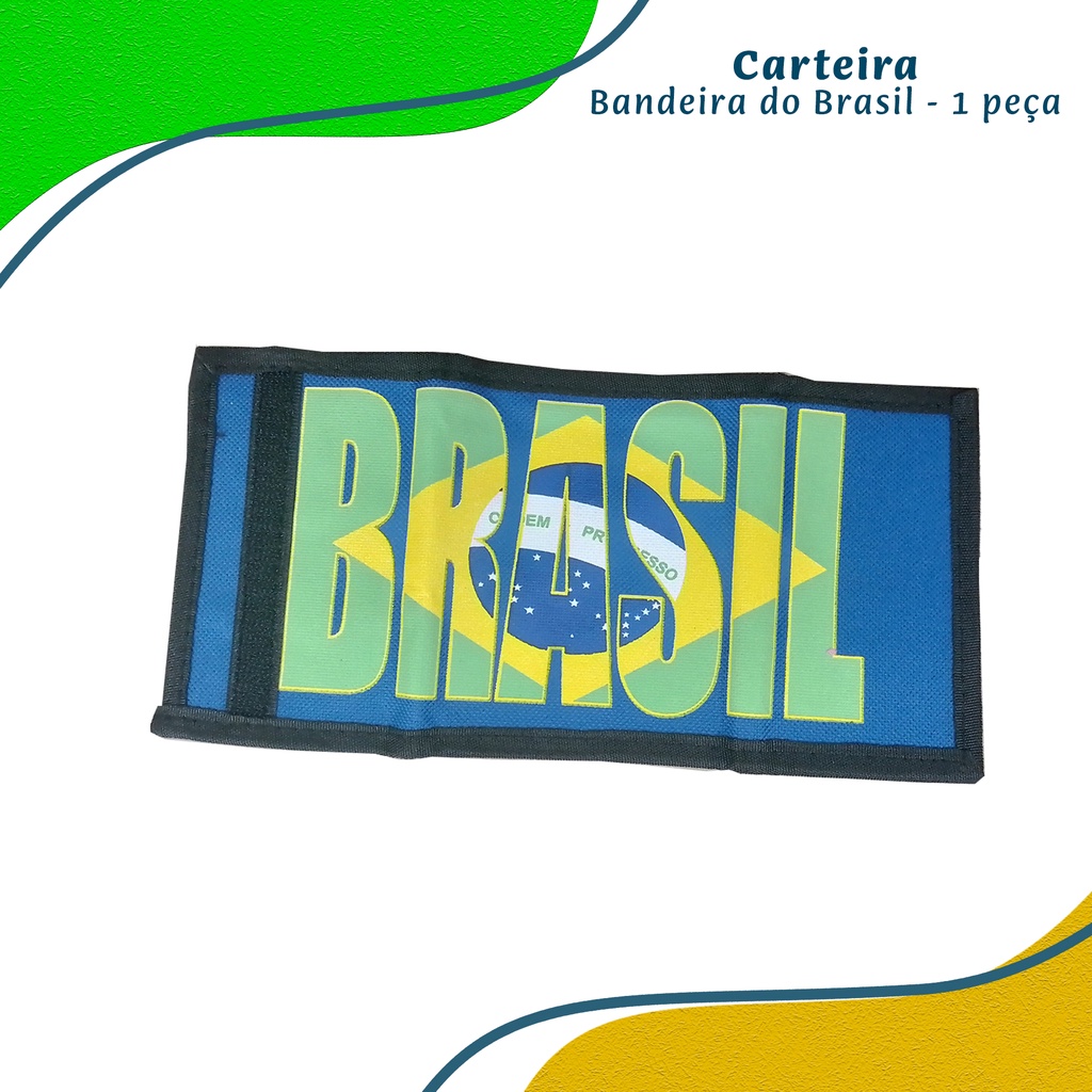 Carteira Seleção Brasileira 1 Peça - Dolce Home