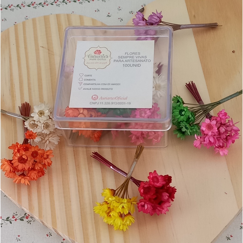 Mini flores para resina epoxy e artesanato - Sempre Vivas, Florzinhas |  Shopee Brasil