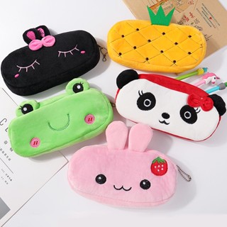 1 Pcs Desenho Animais Pelúcia Bolsa Lápis Carteira Material Escolar Presente em Oferta na Shopee