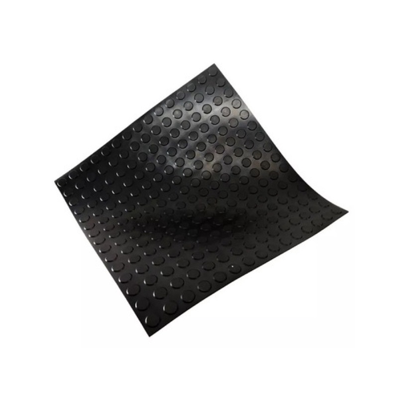 Tapete Piso de Borracha Moeda Anti Derrapante Resistente 50x50cm