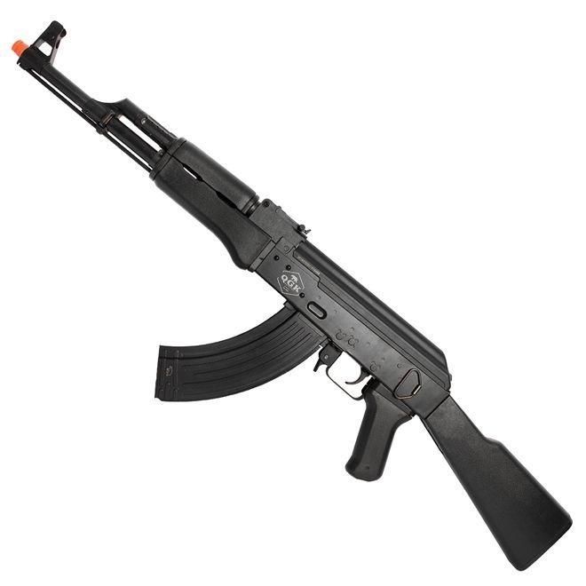 Rifle de Airsoft Elétrico AEG QGK AK47 Victor - Gear Box Hop Up Metal + Kit Lipo