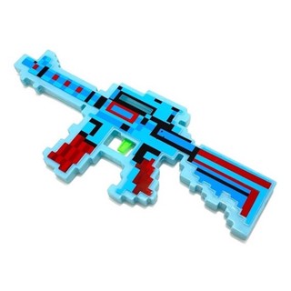 Pistola Arma Tipo Minicraft Som E Luz Pronta Entrega Meninos de brinquedo