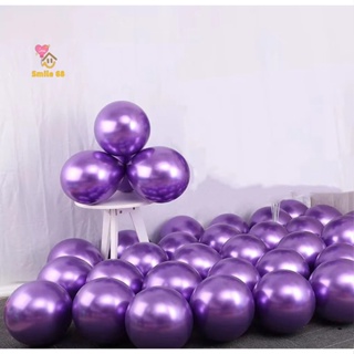 25 Unid Balão Bexiga Violeta 5 Polegadas Cromado Metalizado Para Festa De Aniversário em Oferta na Shopee