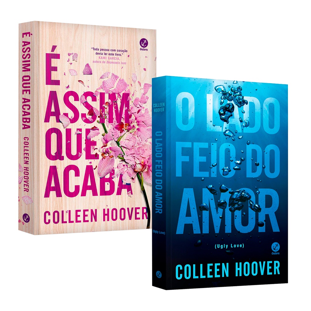 É Assim Que Acaba + O Lado Feio Do Amor - Colleen Hoover - 2 Livros Físicos