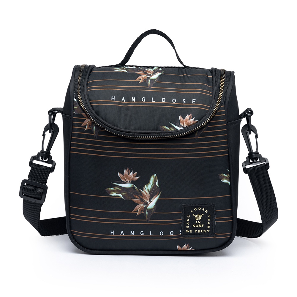 Lancheira Tiracolo Hang Loose Bolsa Térmica Marmita Resistente