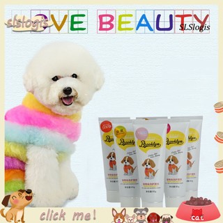 SLSlogis 80g Pet Dog Cat Animais De Estimação Coloração De Pêlos Dyestuffs Tintura De Pigmento Suprimentos De Agente
