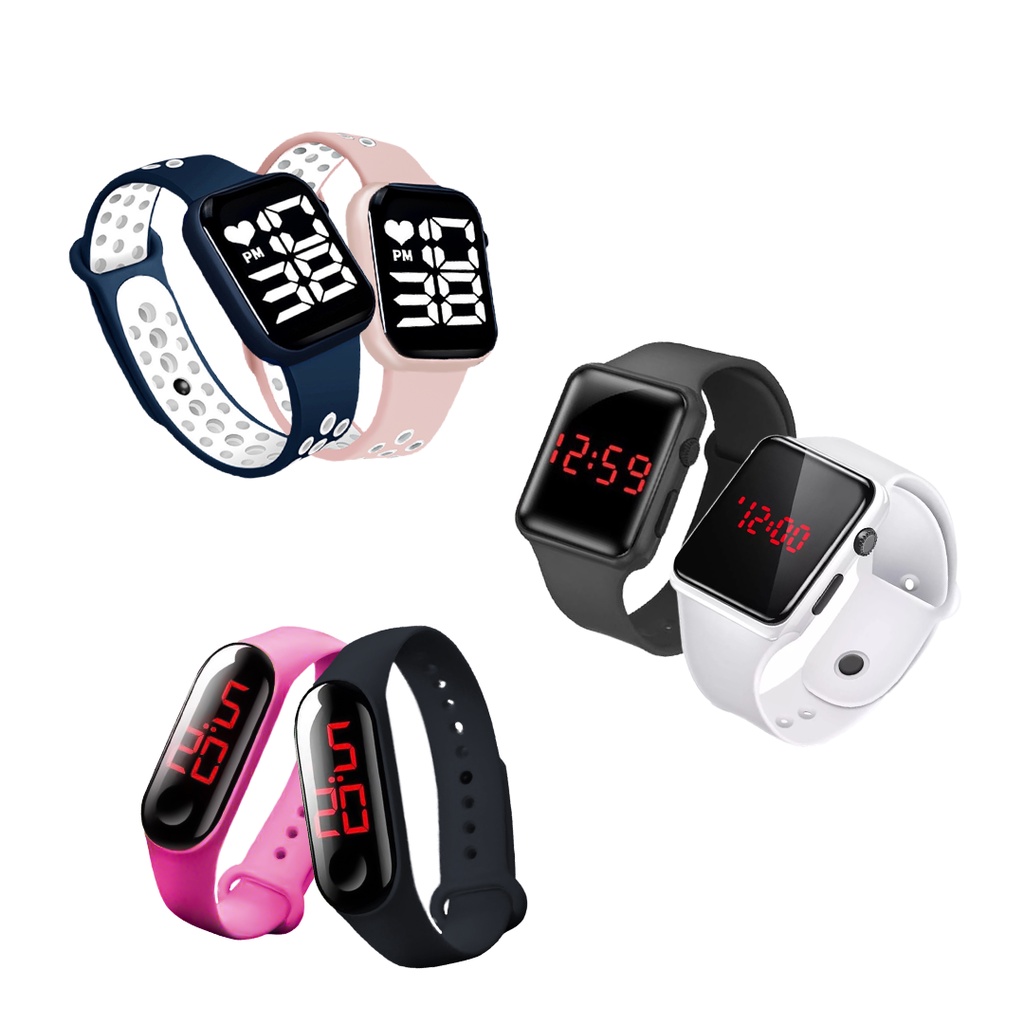 Relogio Atacado 2 Esportivo 4 Digital Digital Prova D"agua Masculino Feminino Menor Preço Fim de Ano — R$ 56,35 em Shopee