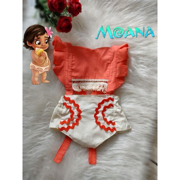 Fantasia Moana Baby/Romper/Jardineira infantil