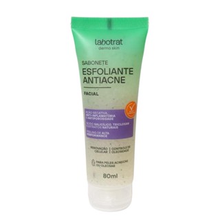 Sabonete Esfoliante Antiacne Limpeza Facial Labotrat 80ml