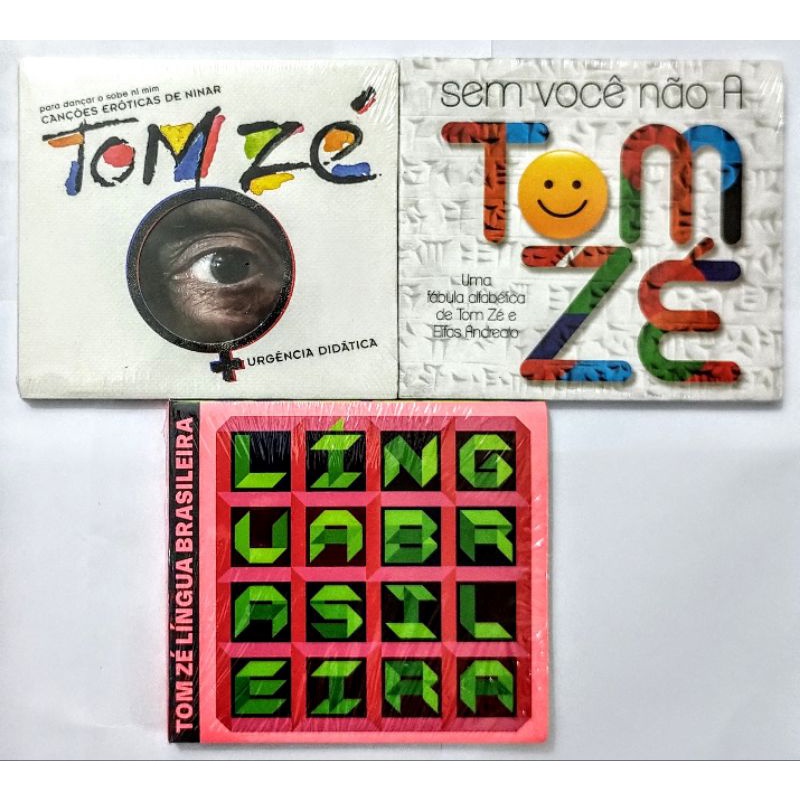 CDs - Tom Zé: 3 Últimos Álbuns - (2016) / (2017) / (2022)