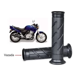 Manopla titan 125-150-CB 300-500-CBX 250 CB 250 TWISTER Modelo Vazado-Par