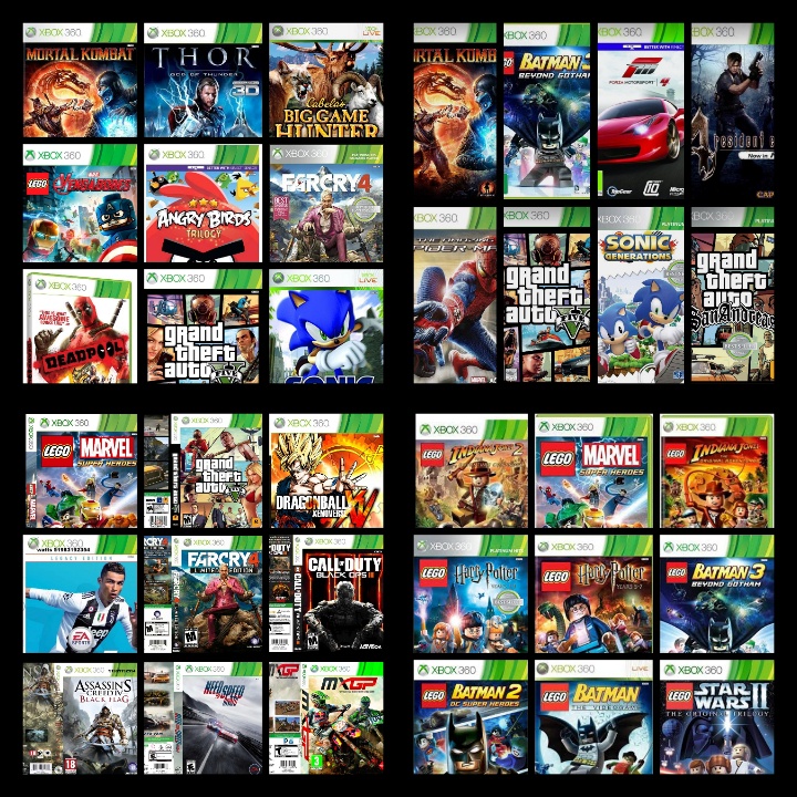 kit 10 jogos Xbox 360 a sua escolha . PROMOÇÃO - Escorrega o Preço