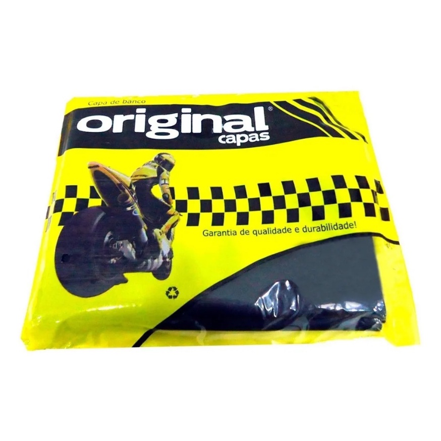 Capa De Banco Assento Moto Suzuki Burgman AN 125 2005 até 2010 Preta Original Capas