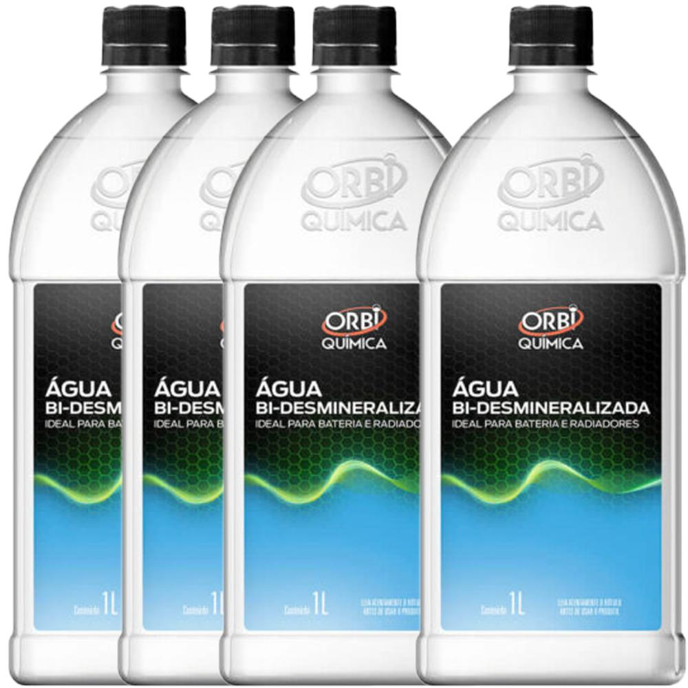 4 Agua Bi Desmineralizada Radiador E Bateria Orbi - 04 Unid