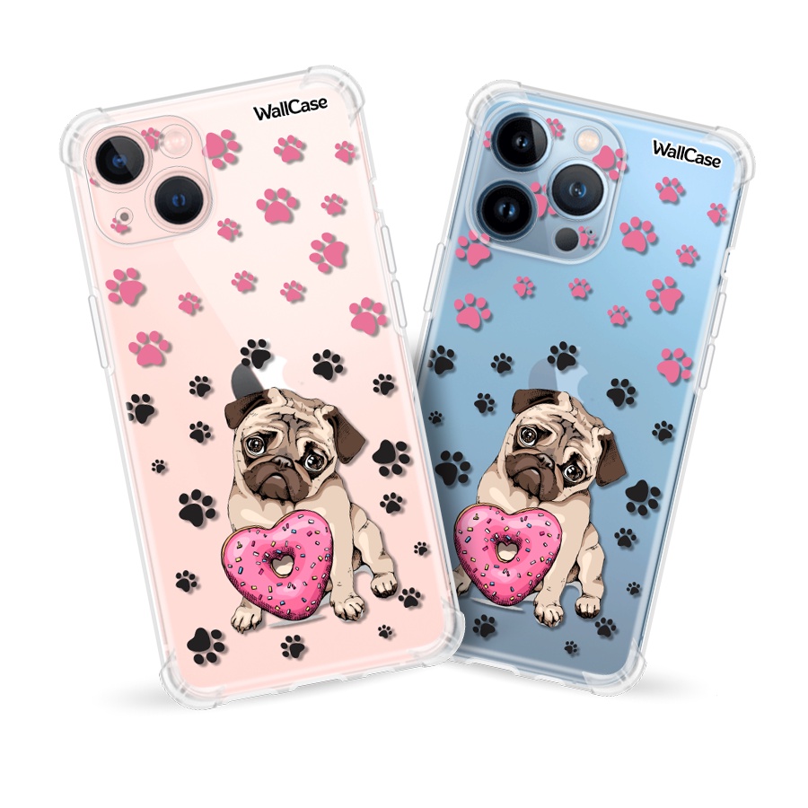 Capinha de Celular Wp07 Pug Feminina Para iPhone 5 6 7 8 11 12 13 14 15 16E 17 Se Xr Xs Pro Max