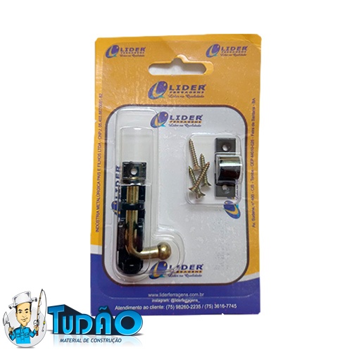 Ferrolho Colonial Flo 06cm Lider Ferrages