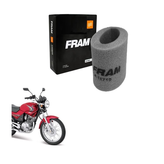 Filtro Ar Fram Modelo Yamaha Ybr 125 Todas