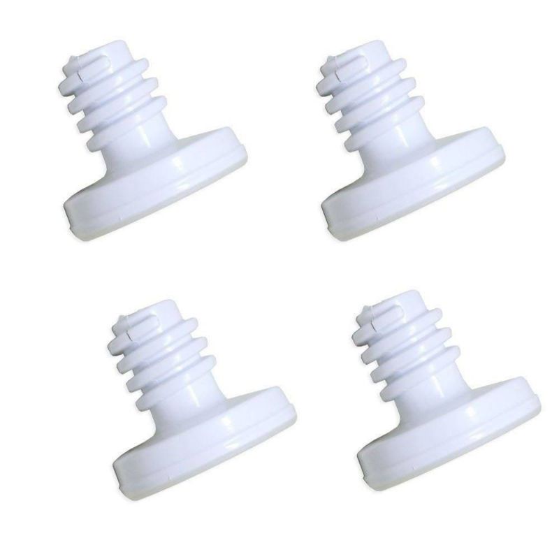 Kit com 4 Pés Niveladores - Lavadoras Brastemp/Consul Original