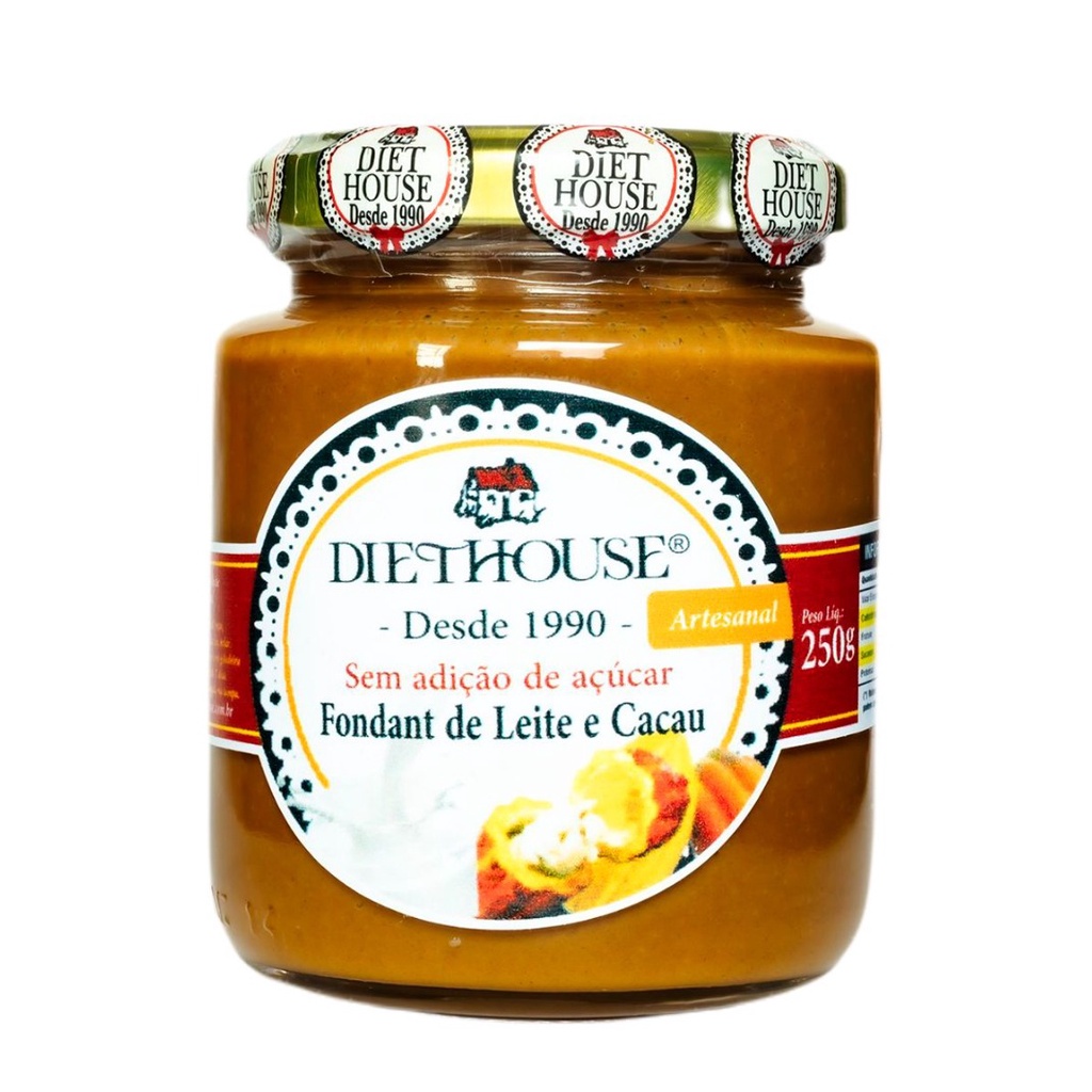 Doce de Leite com Cacau Diet 250g - Diet House