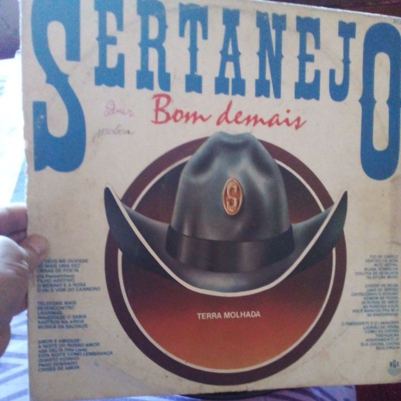 Disco vinil Sertanejo Bom Demais Terra Tombada