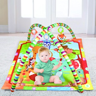 Tapete de atividades bebê/rack de fitness para bebê 0-36 meses/tapete de chão para bebê recém-nascido 92x85cm