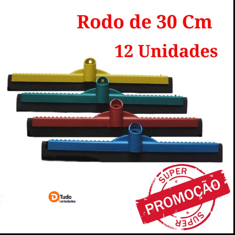 Rodo 30 cm, Kit com 12 Unidades, Coloridos, Sem Cabo! em Oferta na Shopee
