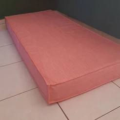 Capa para colchão solteiro tecido suede