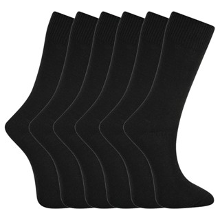 Kit Com 6 Meias Lupo Sportwears 1800-001 Pretas