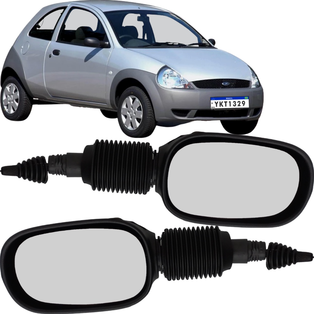Par de Retrovisor Manual Cofran C/Controle Ka 1997 Até 2007 - Spare Parts and Accessories for Vehicles