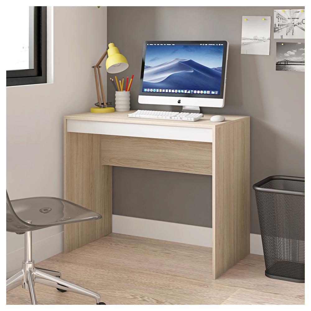 Mesa Computador Para Escritório 90 Cm Bege Recta Caemmun - Home & Living