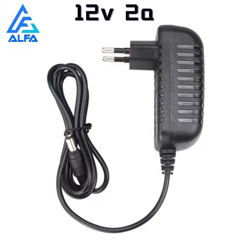 Fonte De Alimentação 12V 2A Bivolt Ac/dc Econômica Bivolt Estabilizada(Funciona em Fita Led 5050 ou 3528)