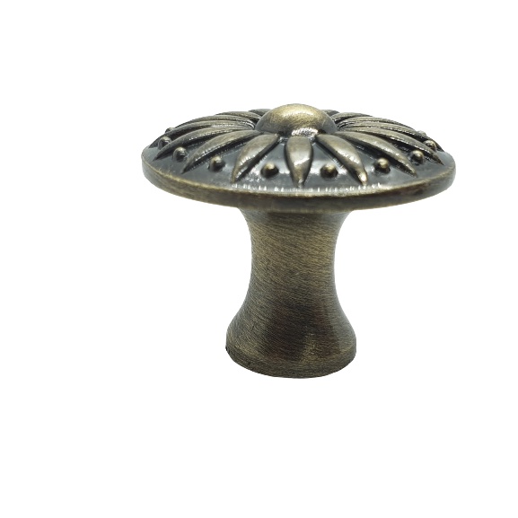 Puxadores Ponto Provençal Lyon Antique 33mm Móveis 04 Peças