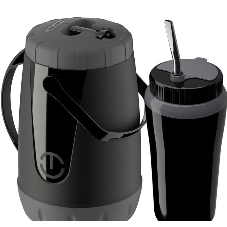 Kit Tererê - com Garrafa-Jarra-Bomba-Cuia Paiva 2,5L Copo Térmico 650ML em Oferta na Shopee