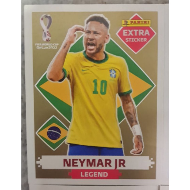 Figurinha da Copa 2022 Extra Legends Neymar - Original Panini