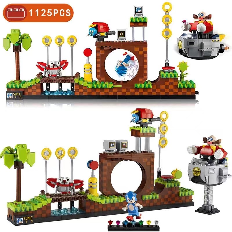 Sonic Bonecos Blocos De Montar Minifigure Lançamento Compatível C/ Lego -  Escorrega o Preço