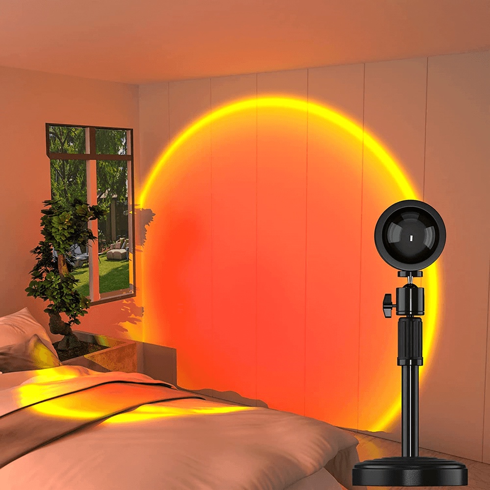 Luminária Sunset Lamp Projetor Led SUN | RED | SUNSET | RAIMBOW - ENVIO ALEATÓRIO