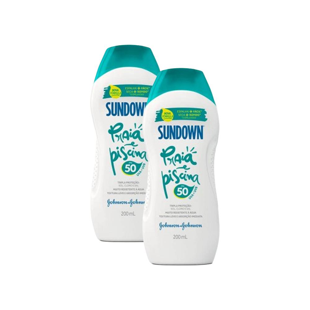Kit com 2 Protetor Solar Sundown Starck FPS 50 200ml em Oferta na Shopee