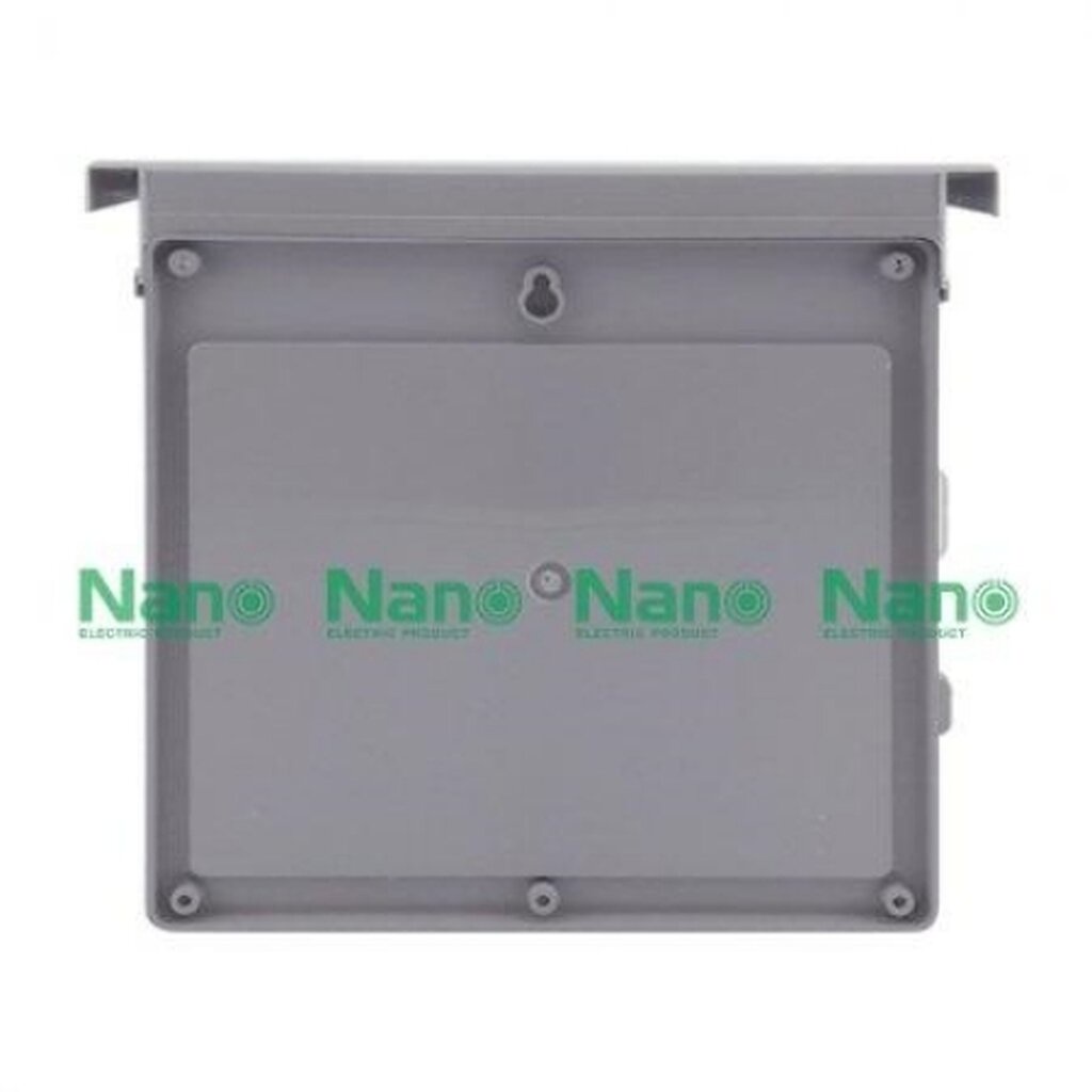 รูปสินค้า NANO Electric® NANO-102CG ตู้กันน้ำพลาสติก มีหลังคา ฝาใส ขนาด 11.50x13x6 นิ้ว (290 x 328 x 160 mm) สีเทา